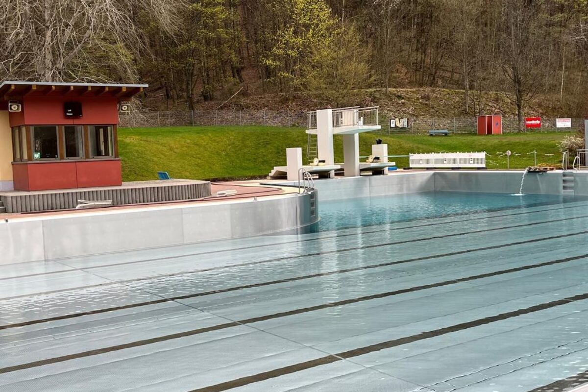 Die Auswinterung des Wasgaufreibads läuft auf Hochtouren