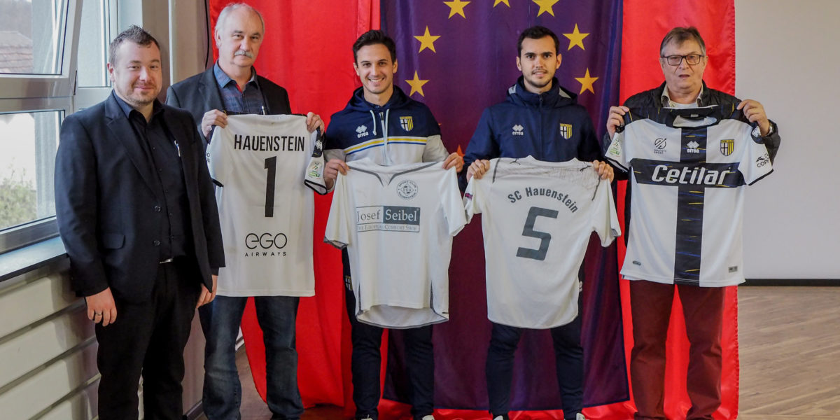 Organisiert von Schächter Sports besuchte eine Delegation von Parma Calcio unseren Luftkurort Hauenstein.